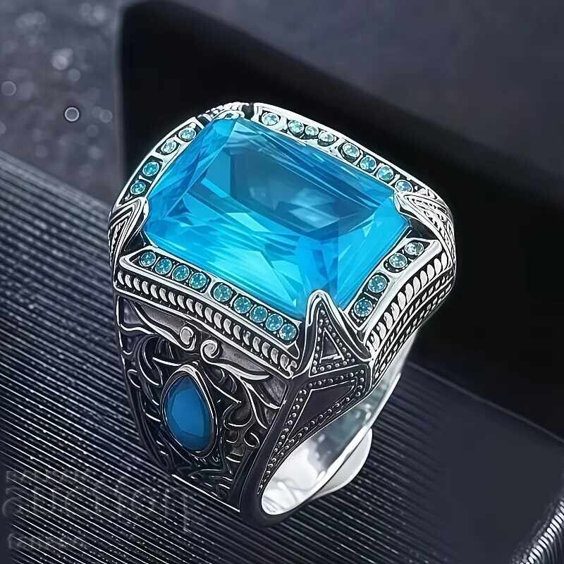 Licitație Inel bărbați cu zircon Licitație Inel bărbați cu zircon