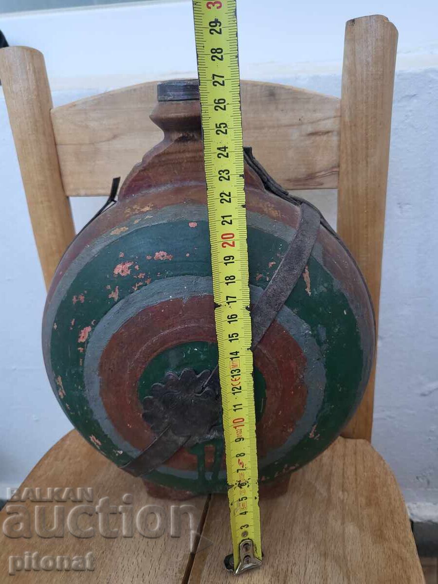 Delivery of Antique wooden flask Kingdom of Bulgaria Delivery of Antique wooden flask Kingdom of Bulgaria