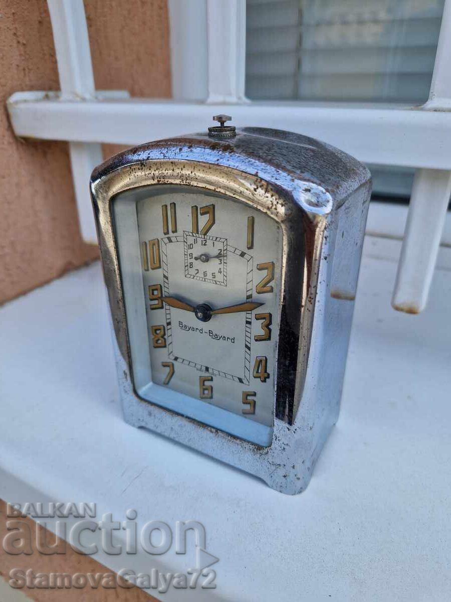 Art Deco - Σπάνιο γαλλικό αντίκα ξυπνητήρι Bayard - 5 Art Deco - Σπάνιο γαλλικό αντίκα ξυπνητήρι Bayard - 5