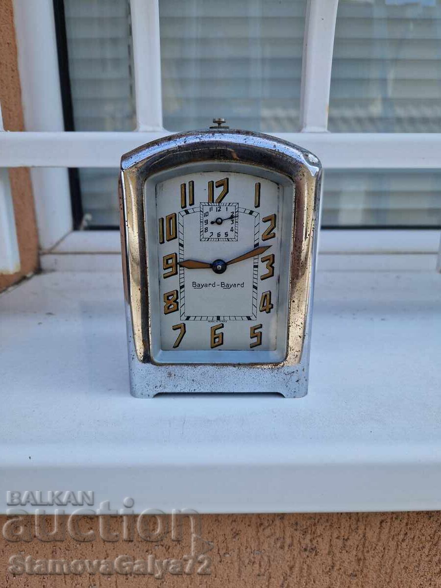 Art Deco - Σπάνιο γαλλικό αντίκα ξυπνητήρι Bayard Art Deco - Σπάνιο γαλλικό αντίκα ξυπνητήρι Bayard