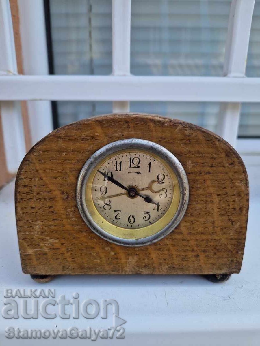 Δημοπρασία Σπάνιο γαλλικό αντίκα ρολόι-ξυπνητήρι τύπου καρέτα