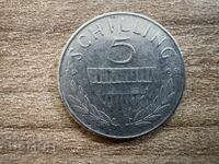 Αυστρία - 5 σελίνια (1969)