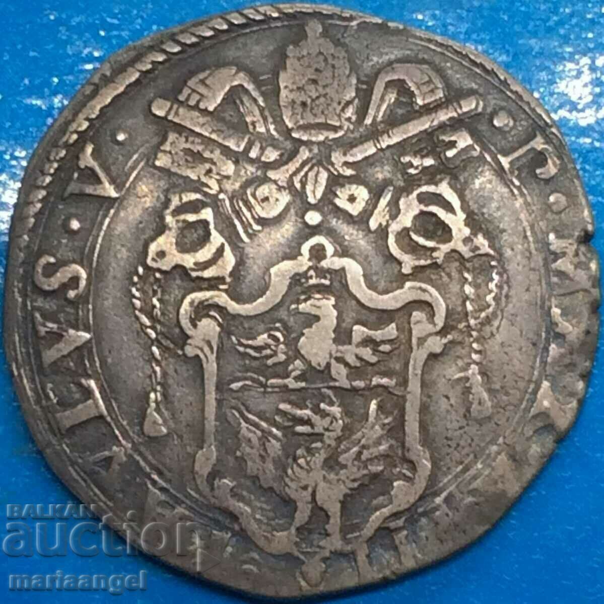 Vatican Teston 1607 Paul V - St. Peter and Paul 30mm silver with price 414.00 BGN | € 211.67