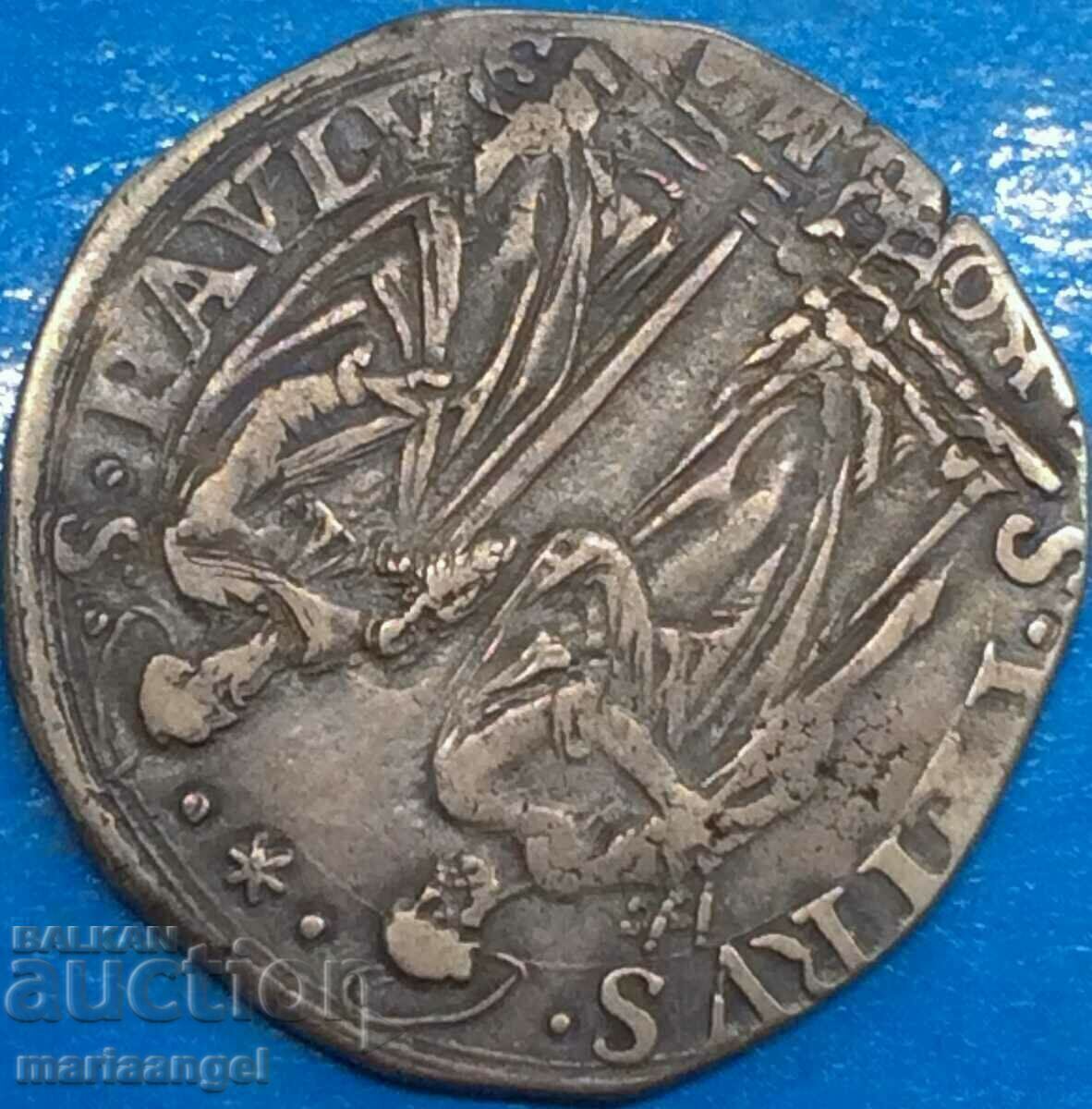 Vatican Teston 1607 Paul V - St. Peter and Paul 30mm silver - 5