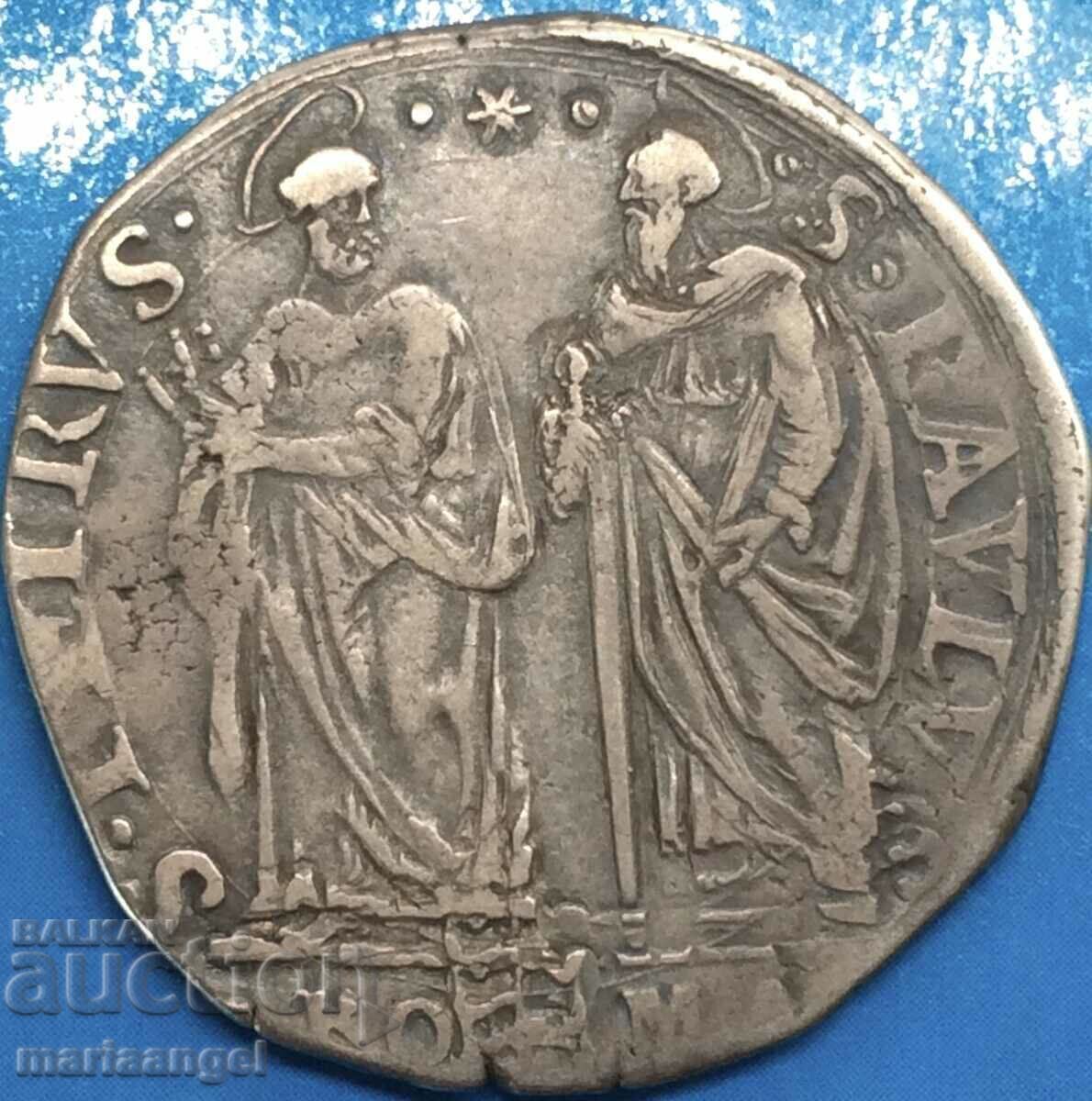 Vatican Teston 1607 Paul V - St. Peter and Paul 30mm silver - 7