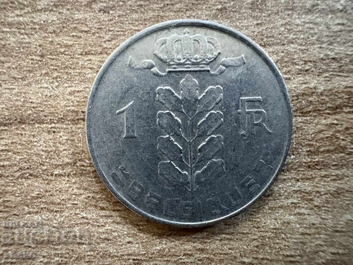 Belgia - 1 franc (1966) - BELGIQUE
