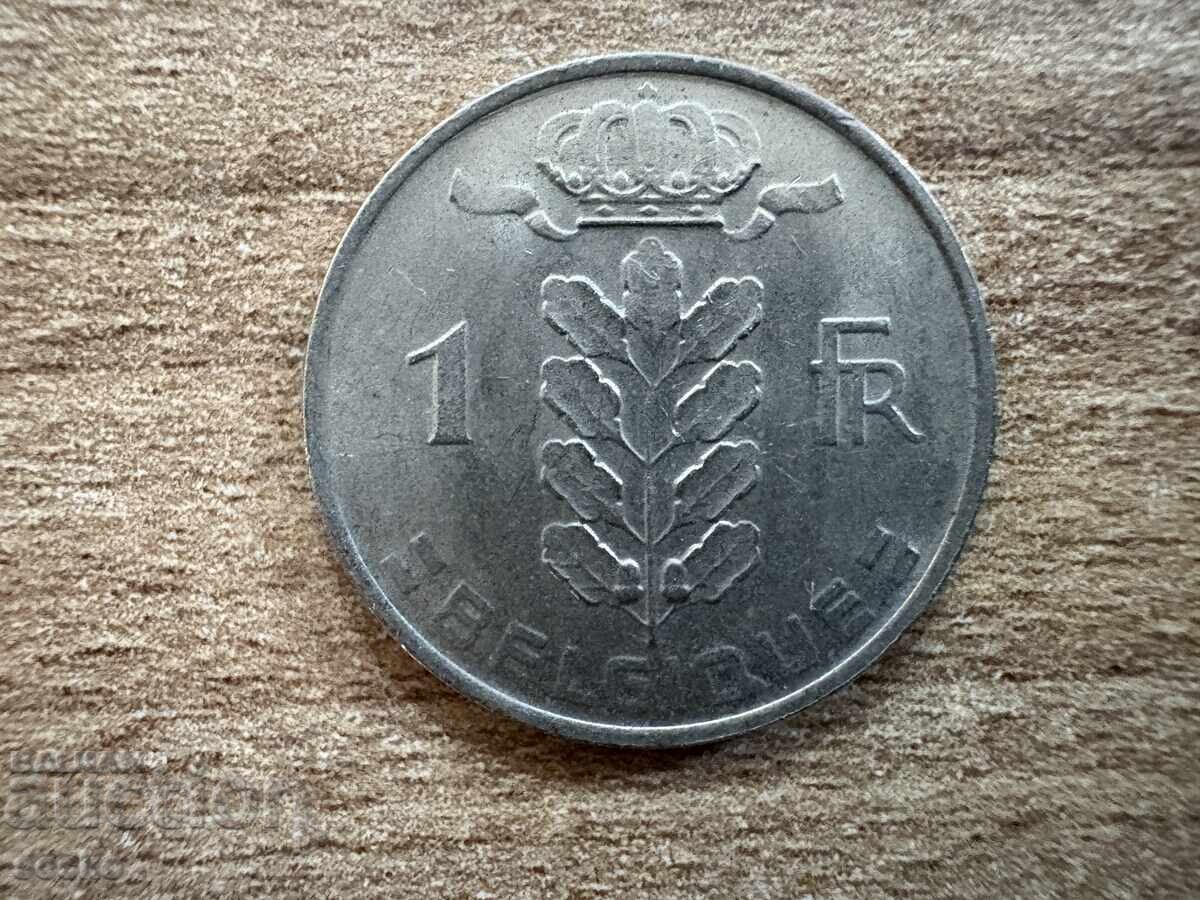 Belgia - 1 franc (1967) - BELGIQUE