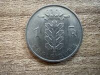 Belgium - 1 Franc (1967) - BELGIQUE