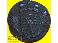 Saxa-Meiningen 1 Heller 1695 Germania Bernhard 1680 - 1706