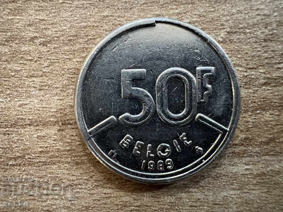 Βέλγιο - 50 φράγκα (1989) - BELGIE