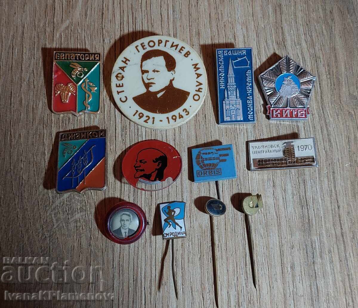 Collector's Badges, 12 Pieces