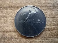 Ιταλία - 50 λιρών (1959)