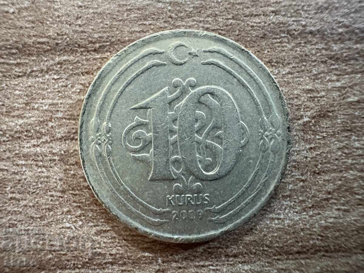 Турция - 10 куруша (2009)