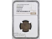 1760 Olandez Duit Gelderland - marcat