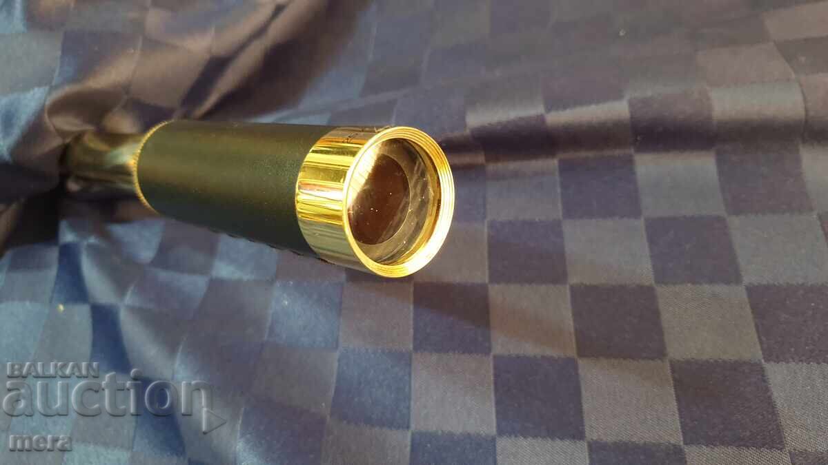 Replica de alamă a unui telescop - 6