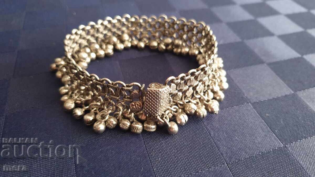 Ασημένιο αντίκα βραχιόλι ποδιού -1 - 6