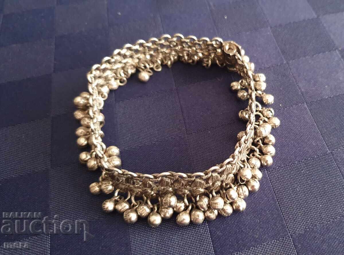 Ασημένιο αντίκα βραχιόλι ποδιού -1 - 7