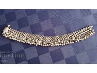 Brățară de gleznă antică argintată -1