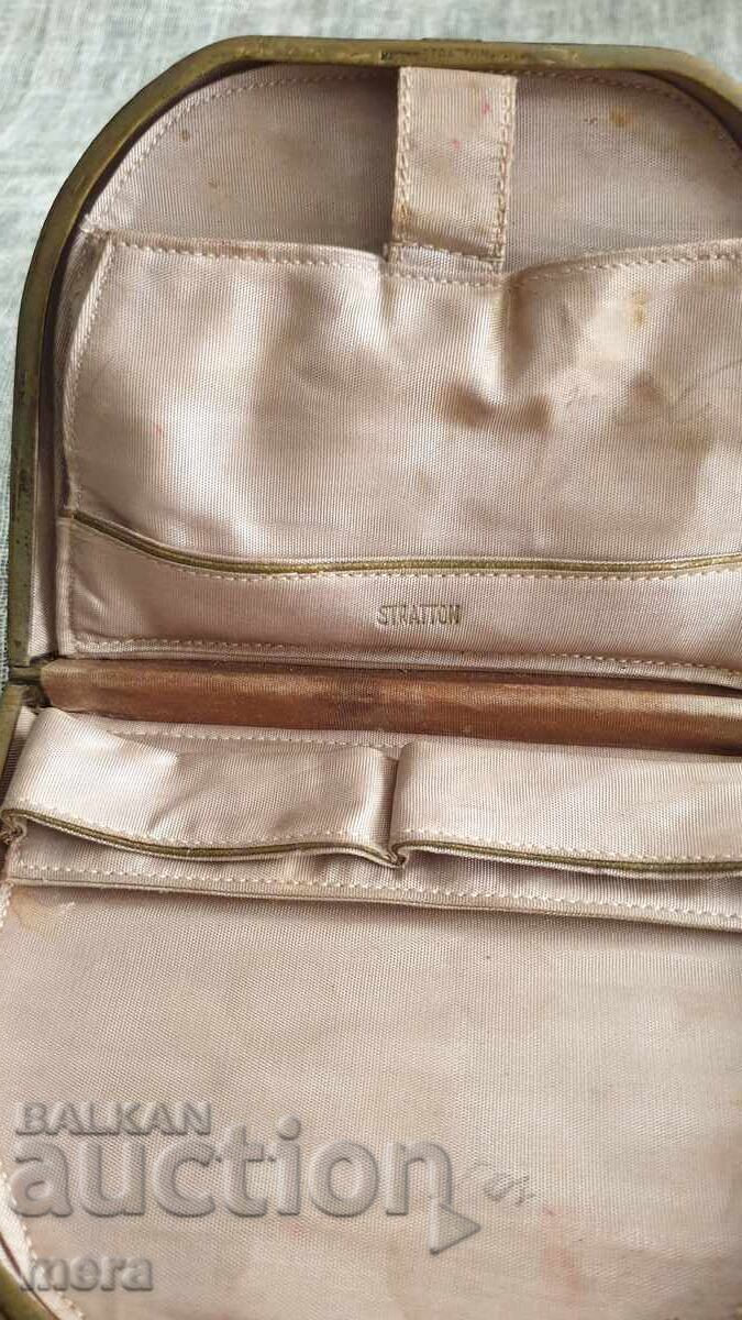 Ρετρό μπρούτζινη γυναικεία τσάντα - 5