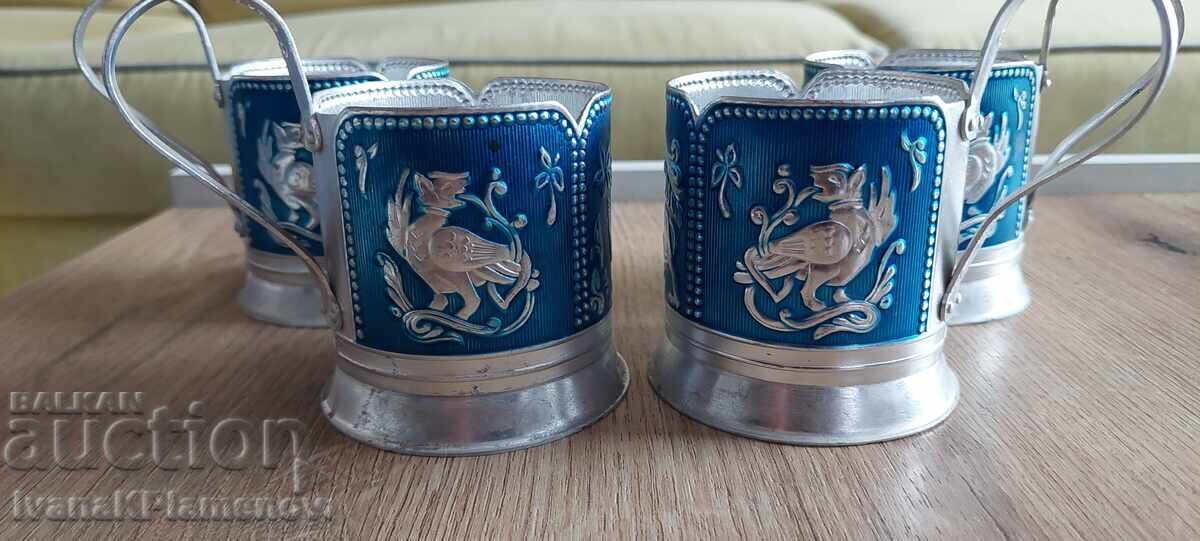 Russian Coasters for Connoisseurs, 4 Pieces with price 22.00 BGN | € 11.25