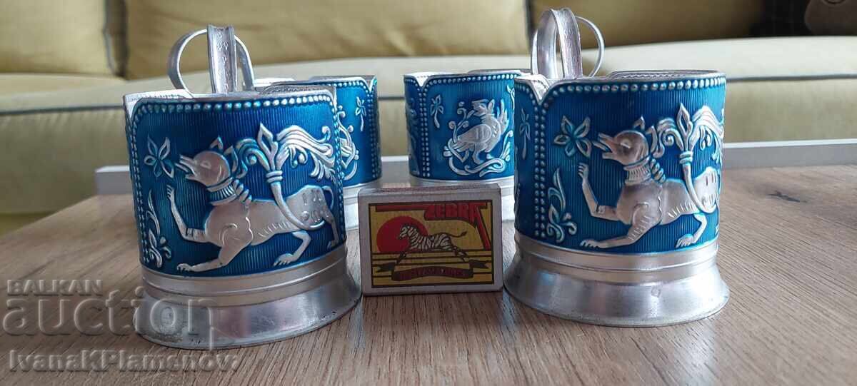 Russian Coasters for Connoisseurs, 4 Pieces - 6