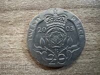 Ηνωμένο Βασίλειο - 20 πένες (2003)