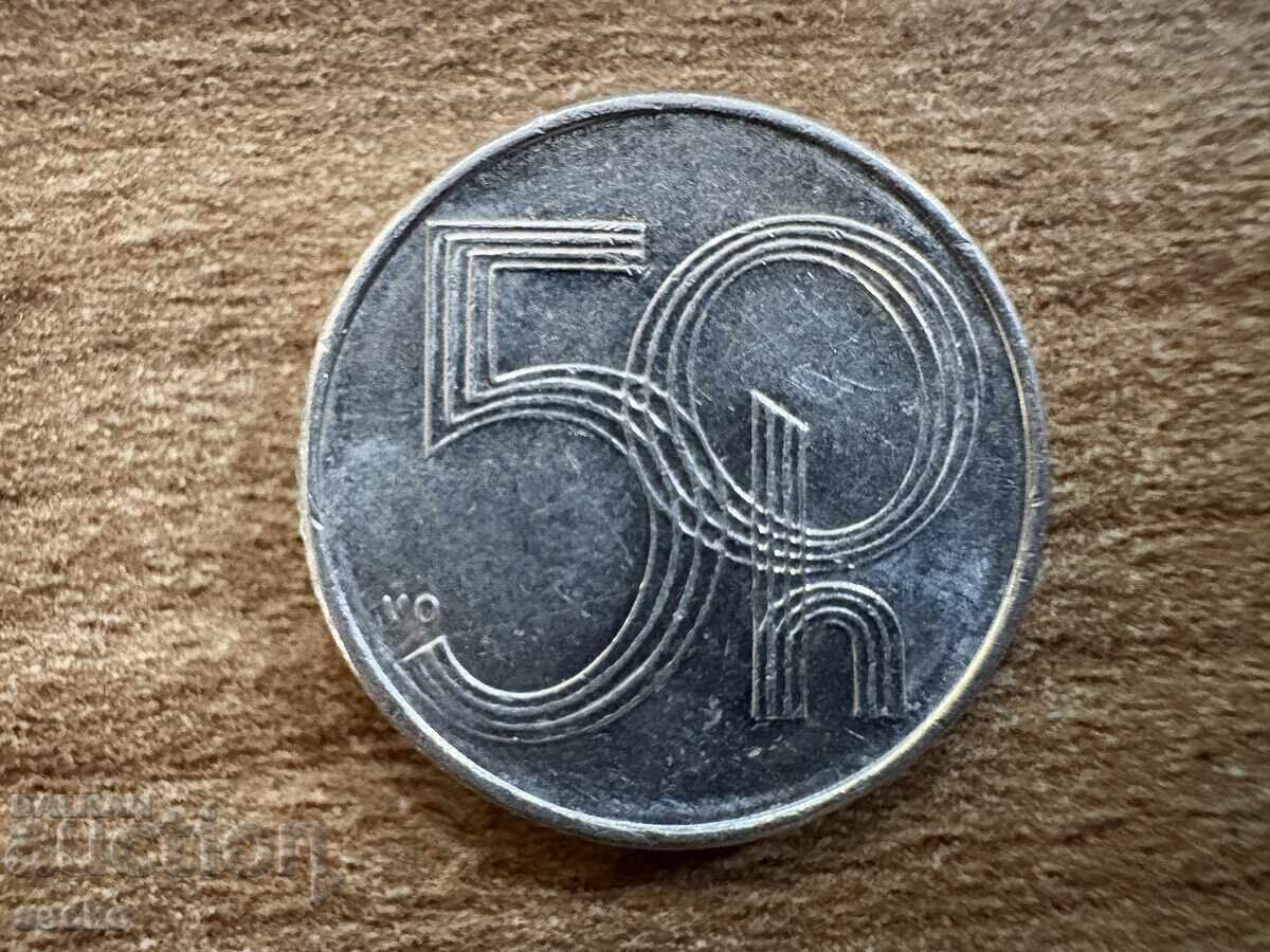 Czech Republic - 50 Heller (1993) - MD 'HM' (castle) - Hamburg Czech Republic - 50 Heller (1993) - MD 'HM' (castle) - Hamburg