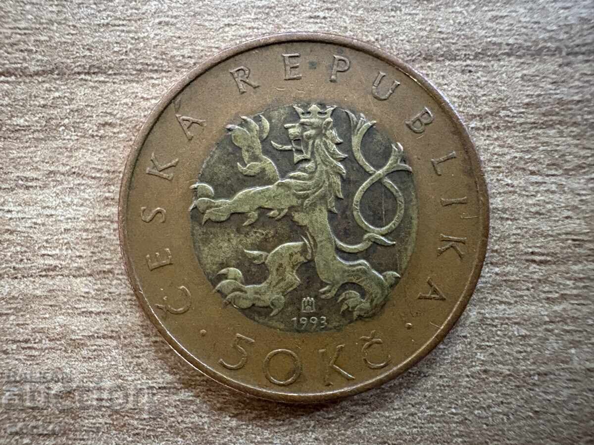 Czech Republic - 50 Korun (1993) with price 4.20 BGN | € 2.15