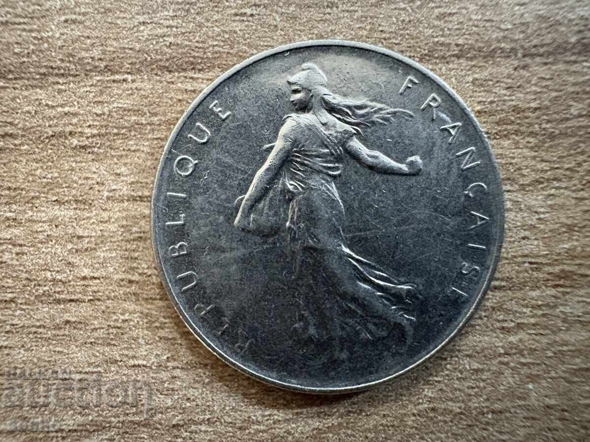 Франция - 1 франк (1971) с цена 0.40 лв. | € 0.20