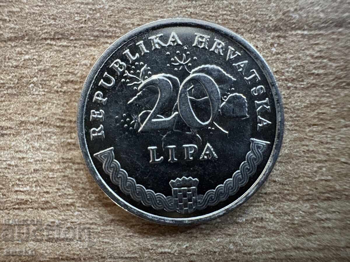 Croatia - 20 Lipa (2013) Croatia - 20 Lipa (2013)