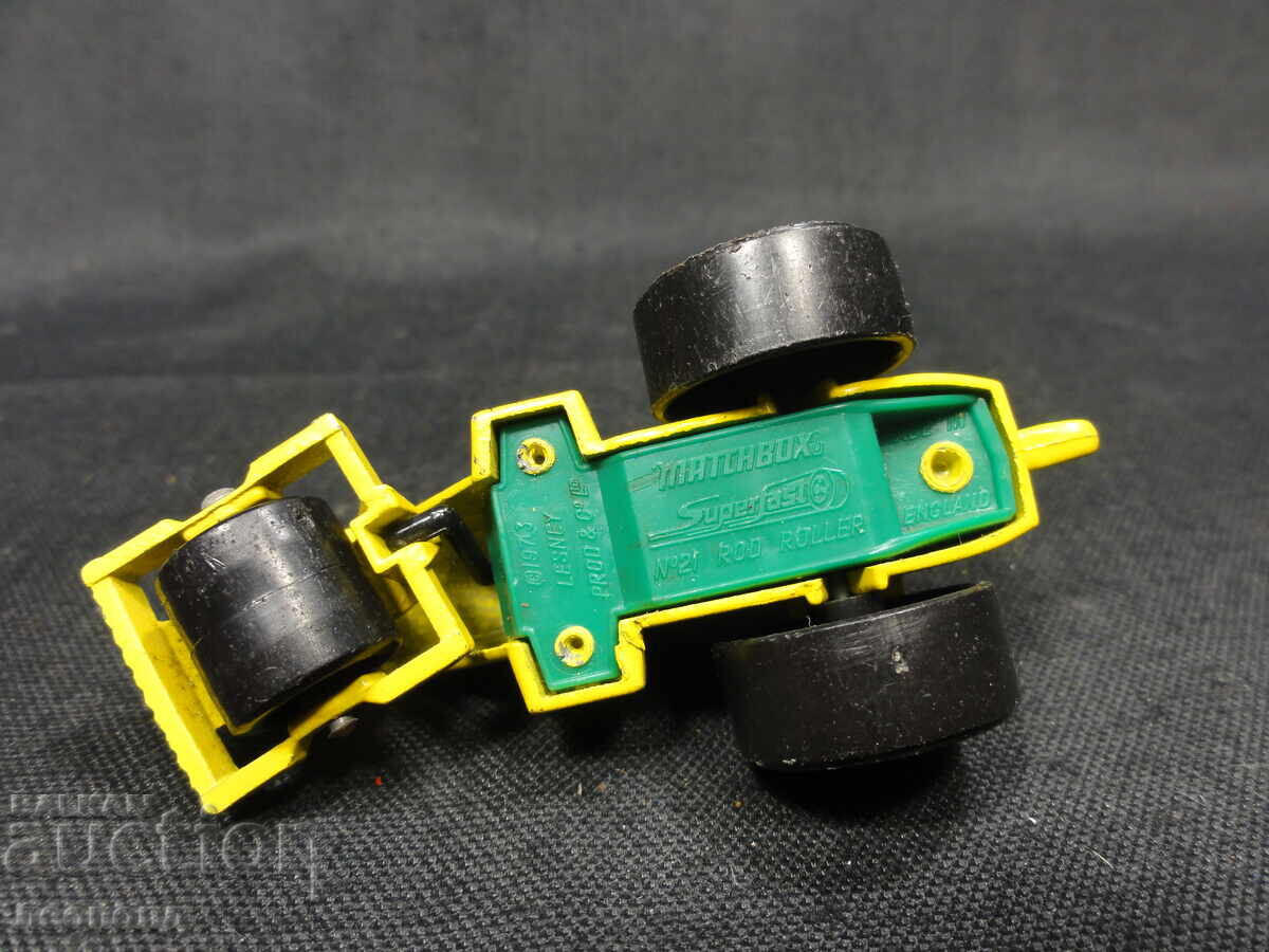 OLD RETRO METAL CAR MATCHBOX ENGLAND ROD ROLLER - 6