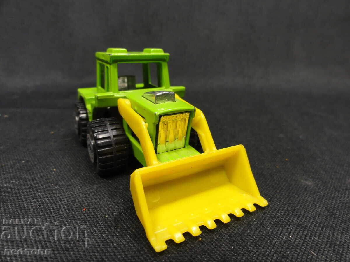 VECHE CĂRUȚĂ METALICĂ RETRO MATCHBOX ANGLIA TRACTOR ȘOVEL - 5