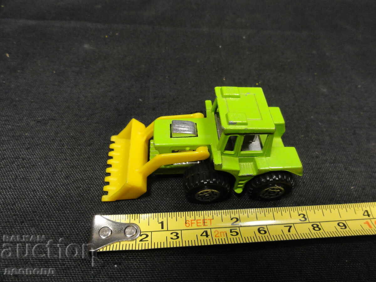 VECHE CĂRUȚĂ METALICĂ RETRO MATCHBOX ANGLIA TRACTOR ȘOVEL - 7