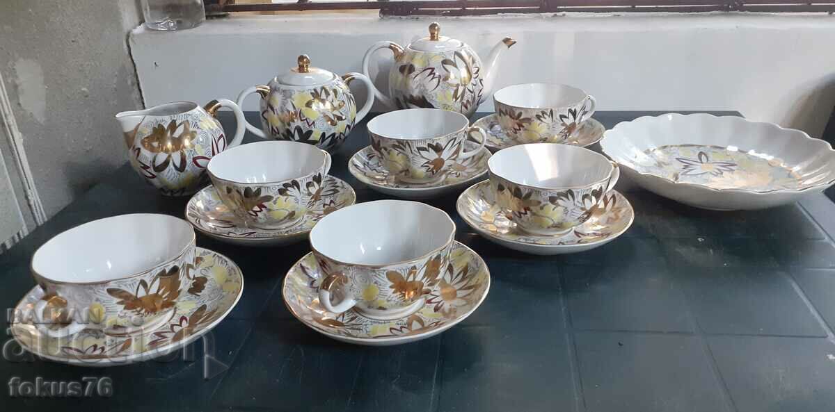 Delivery of LFZ - amazing Russian porcelain tea set with lots of gilding Delivery of LFZ - amazing Russian porcelain tea set with lots of gilding
