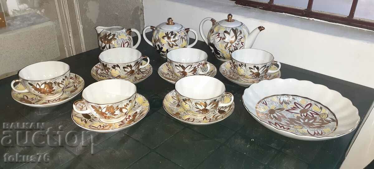 LFZ - amazing Russian porcelain tea set with lots of gilding - 5 LFZ - amazing Russian porcelain tea set with lots of gilding - 5