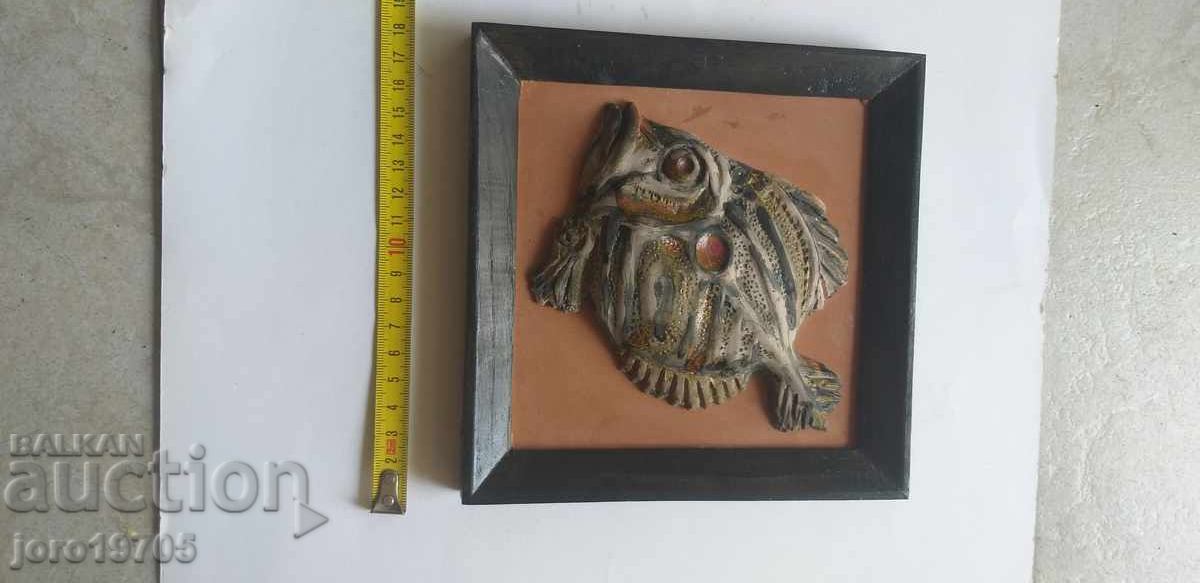 Livrarea ,,Calcan,, / tablou / panou .....ceramică Livrarea ,,Calcan,, / tablou / panou .....ceramică