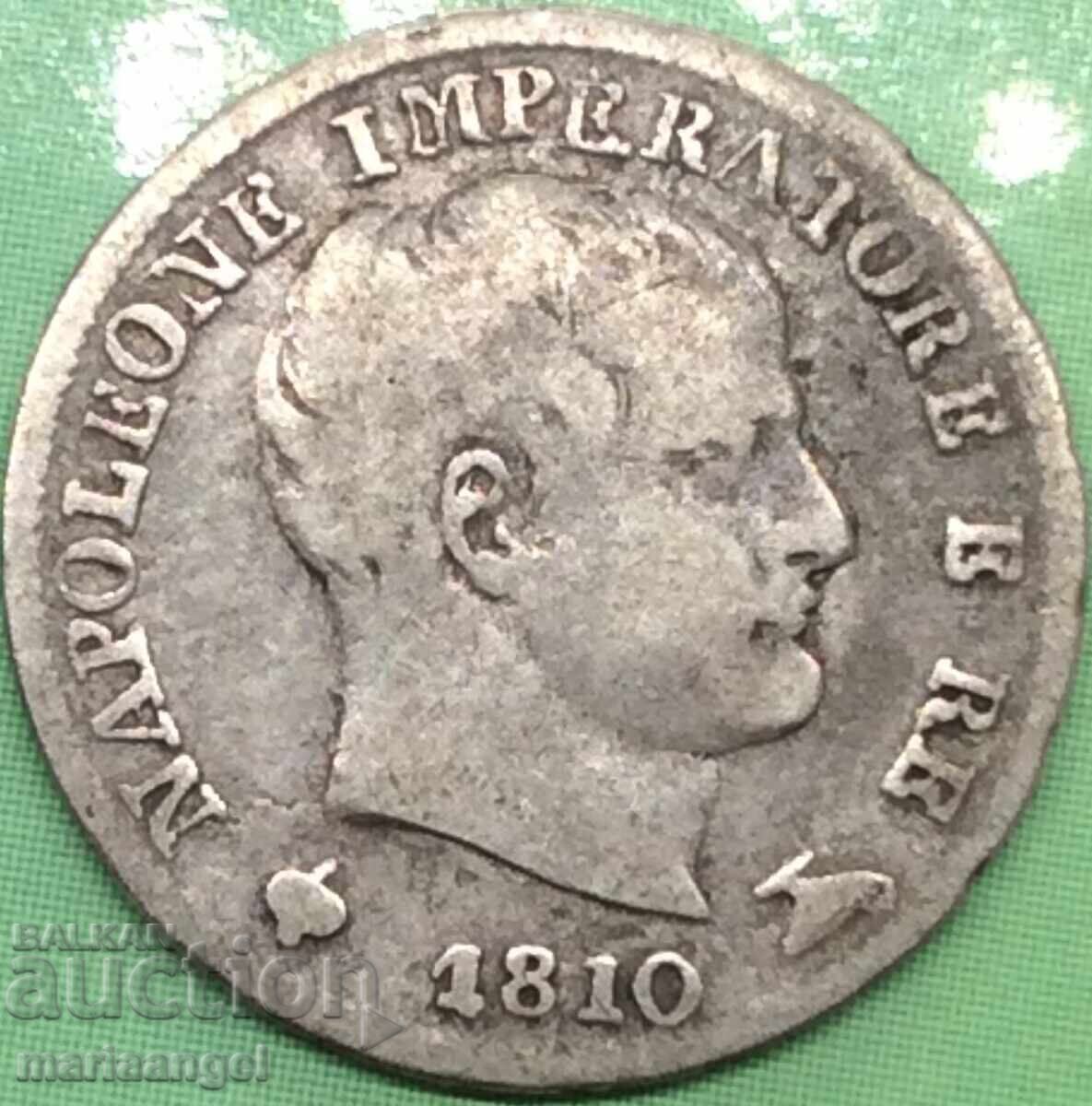 Παράδοση Ναπολέων 5 σόλδι 1810 Ιταλία ασήμι