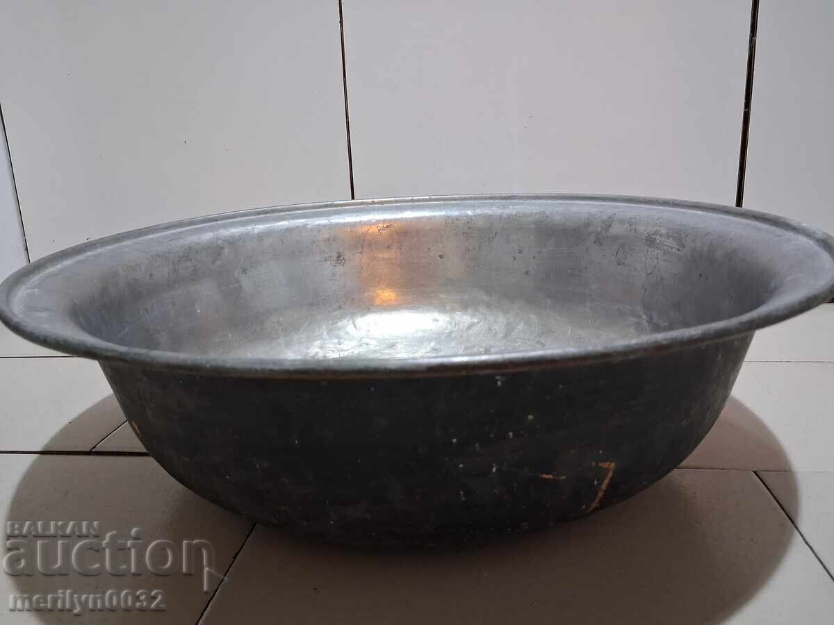 Бакърен леген  бакър меден съд котел корито купел с цена 145.00 лв. | € 74.14