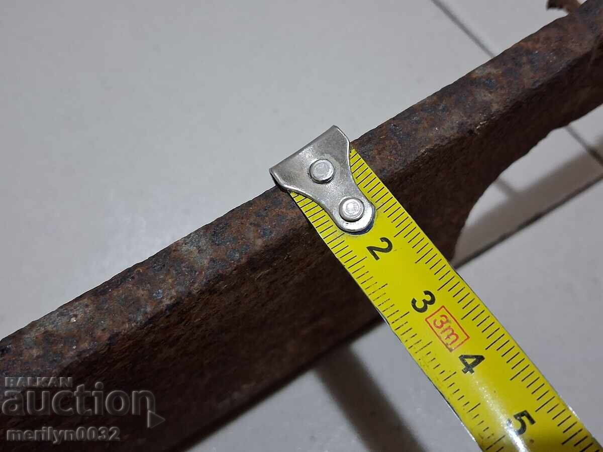 Сатър, топор, нож, ковано желязо - 7