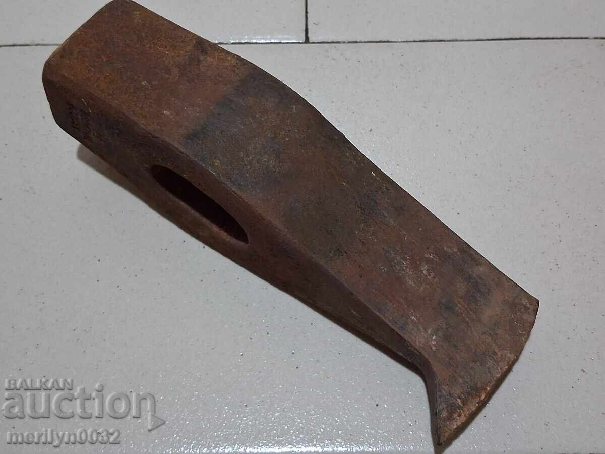 Old heavy hammer chisel pickaxe with price 73.00 BGN | € 37.32