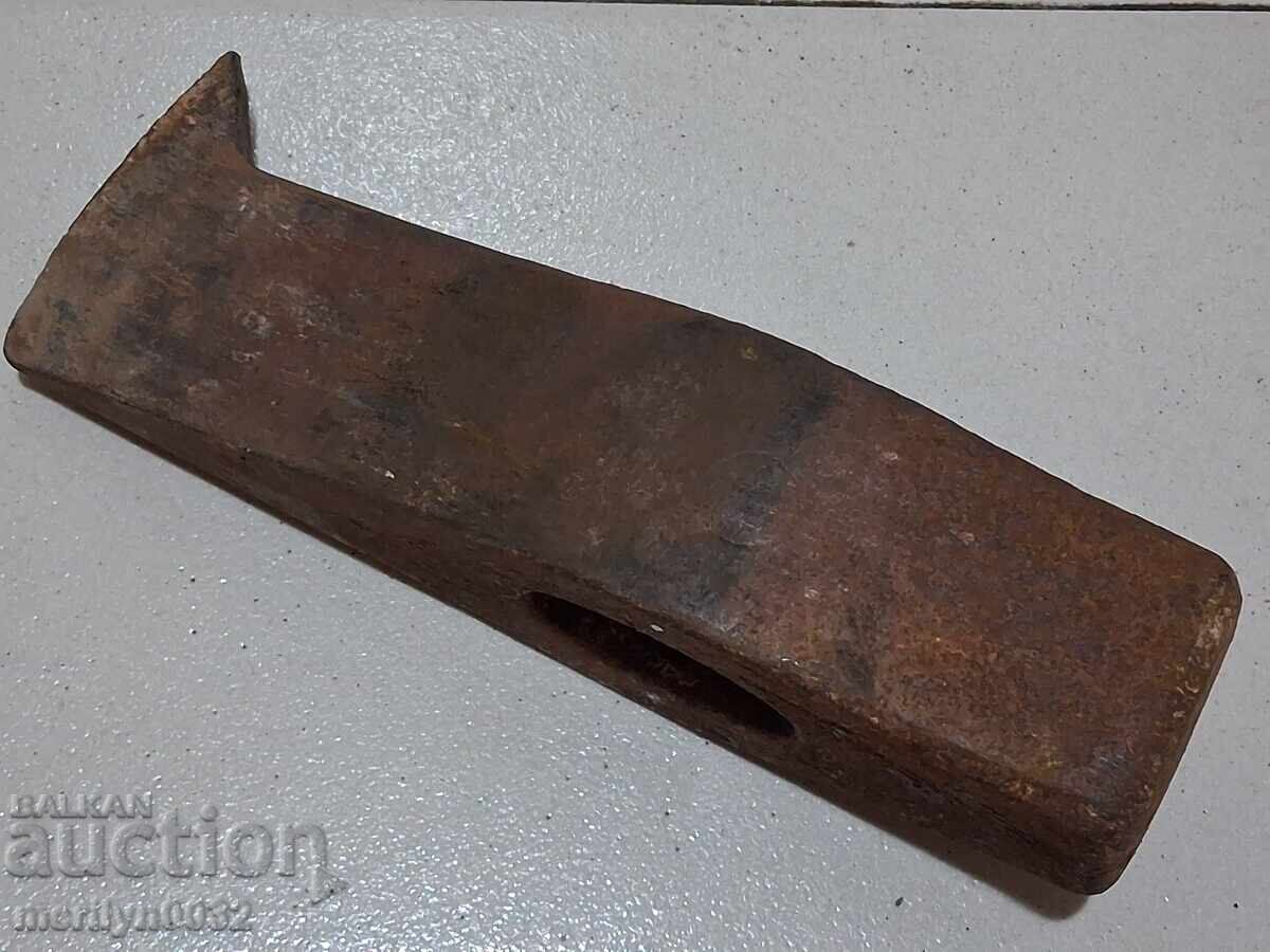 Old heavy hammer chisel pickaxe - 7