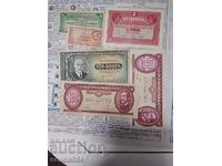 Lot de bancnote Cehia și Ungaria