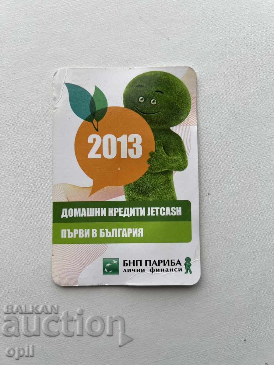 BNP Paribas 2013 Calendar