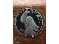 1 dollar 1984, silver, USA