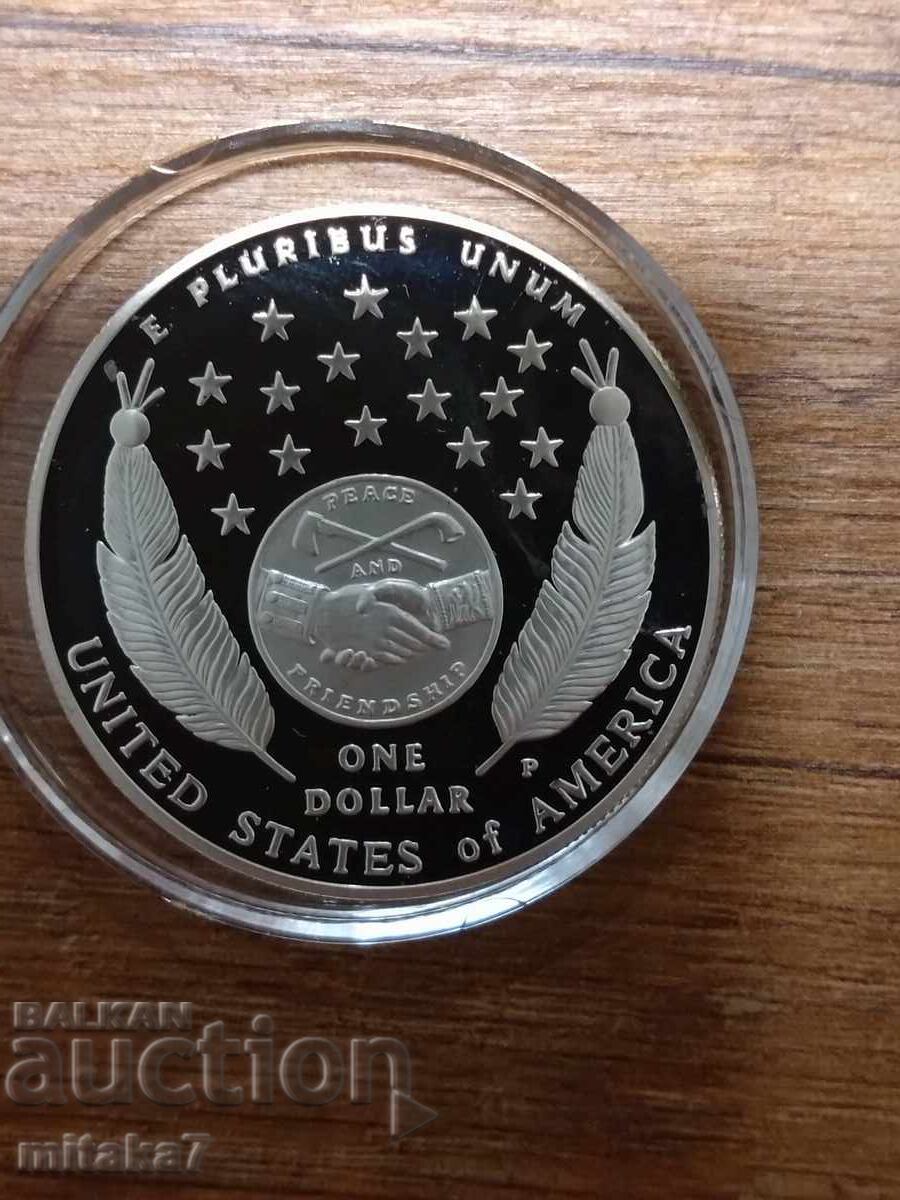 1 Dollar 2004, Silver, USA with price 92.00 BGN | € 47.04