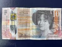 Scoția 10 lire 2016 polimer