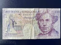 United Kingdom England 20 Pounds 1993 Michael Faraday Elizabeth