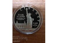 1 dollar 1986, silver, USA