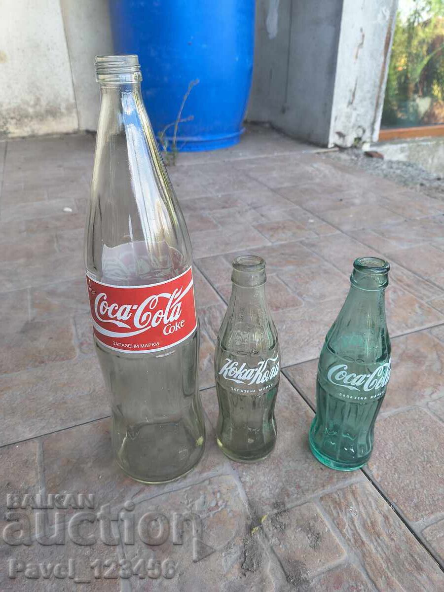 Sticle vechi de Coca-Cola cu preț 24.99 BGN | € 12.78 Sticle vechi de Coca-Cola cu preț 24.99 BGN | € 12.78