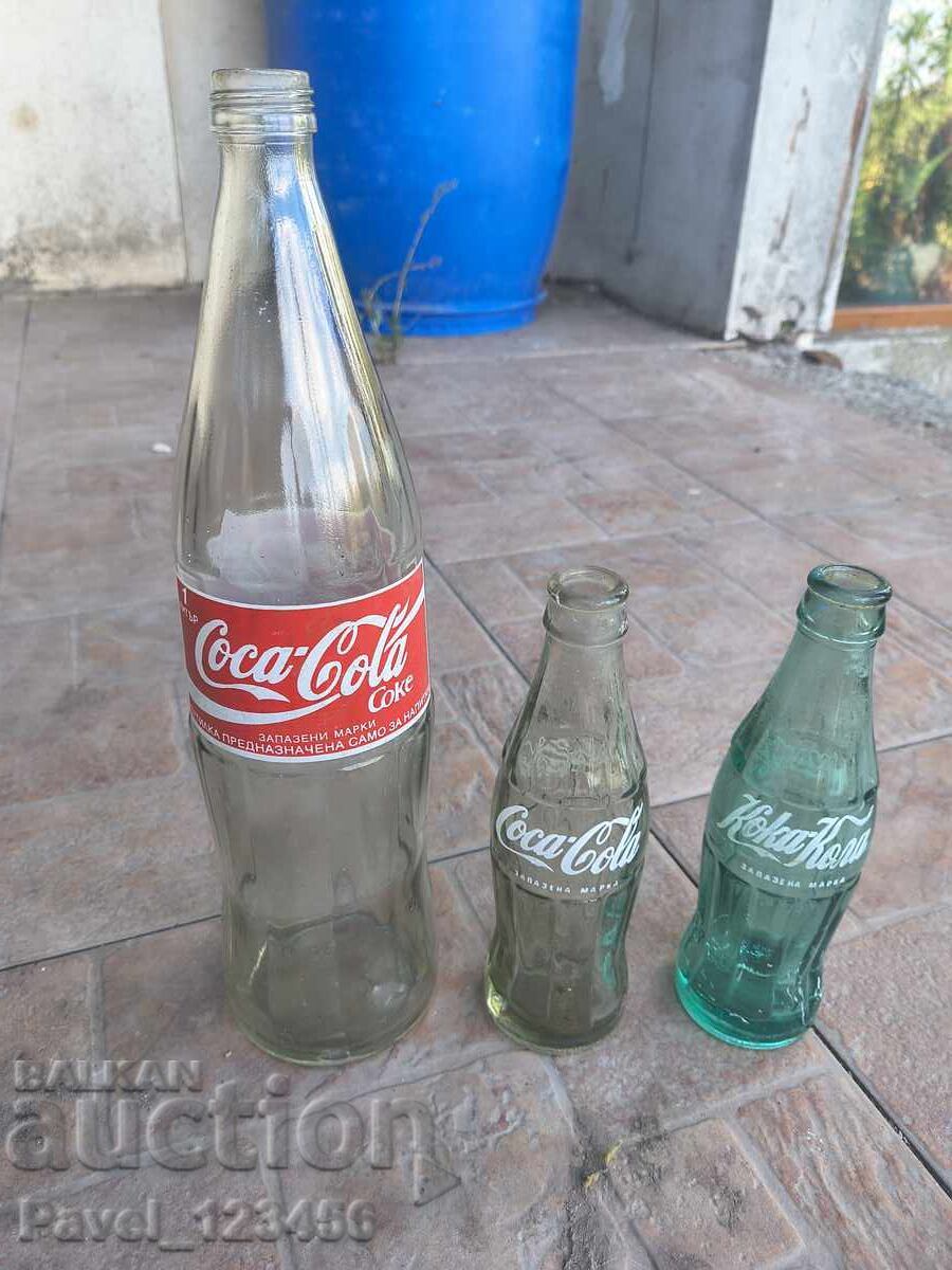 Sticle vechi de Coca-Cola Sticle vechi de Coca-Cola